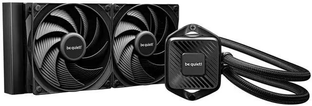 Main image of be quiet! Pure Loop 3 240mm All-in-One Water Cooling for Slightly Overclocked AMD/Intel Systems, 2X Pure Wings 3 120mm PWM High-Speed Fans, High Static Pressure, Whisper-Quiet PWM Pump