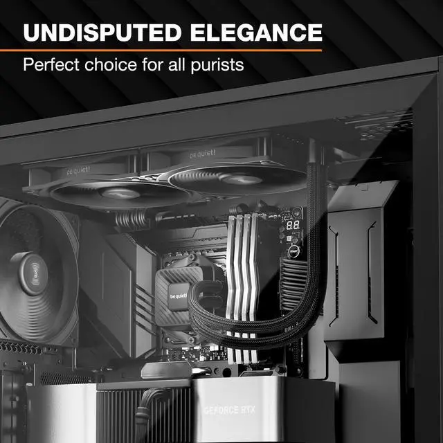 Alt view image 5 of 5 - be quiet! Pure Loop 3 240mm All-in-One Water Cooling for Slightly Overclocked AMD/Intel Systems, 2X Pure Wings 3 120mm PWM High-Speed Fans, High Static Pressure, Whisper-Quiet PWM Pump