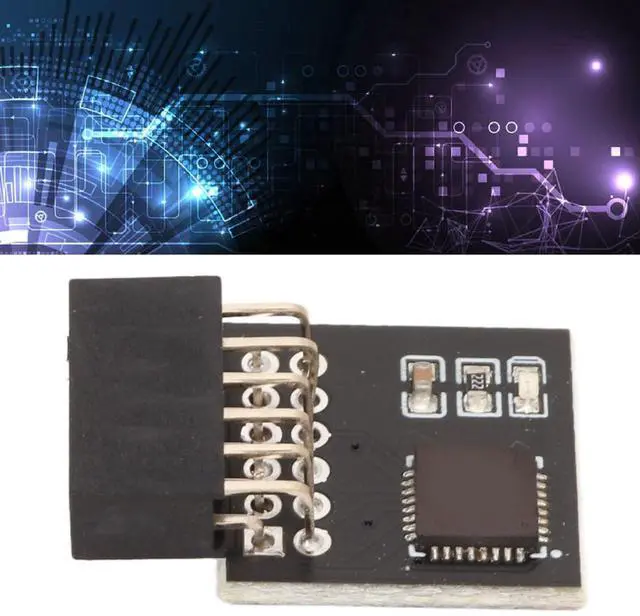 Alt view image 2 of 5 - TPM 2.0 Module 12Pin, SPI 12Pin TPM Module for Motherboard DDR4 Memory, Stable TPM Module System Components, TPM2.0 Module Motherboard