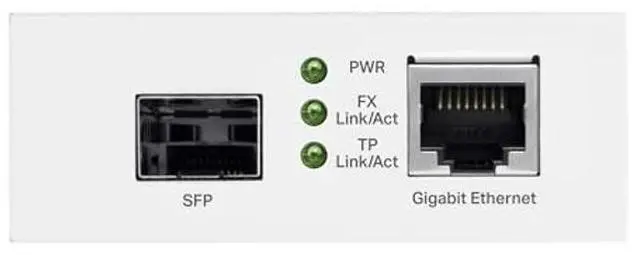 Alt view image 2 of 5 - TP-Link TL-MC200 | Gigabit SFP to RJ45 Fiber Media Converter | Fiber to Ethernet Converter | Plug and Play | Durable Metal Casing | Versatile Compatibility | Auto-Negotiation | UL Certified