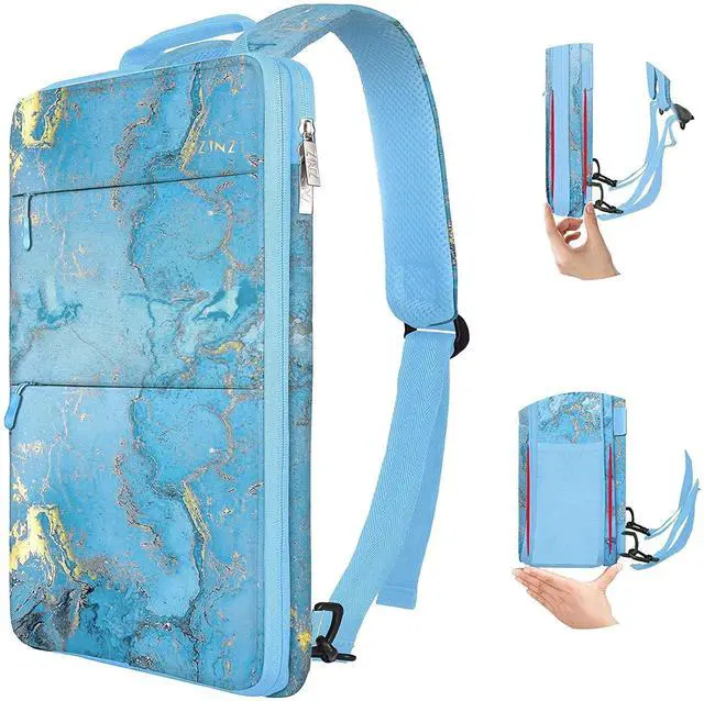 Main image of ZINZ Slim & Expandable Laptop Backpack 15 15.6 16 Inch Sleeve with USB Port, Spill-Resistant Notebooks Bag Case for Most 14-16 Inch MacBooks Surface-Books Dell HP Lenovo Asus Computers,B01M01