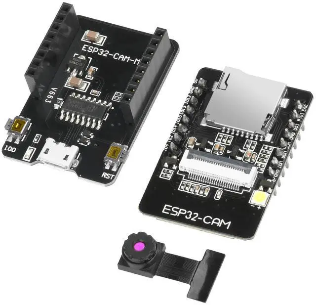 Alt view image 3 of 5 - ESP32-CAM Board ESP32 Micro USB Development Board to Serial Port CH-340G with GC2640 2MP Camera Module Dual-core Mode Support NodeMCU(3 Pack)