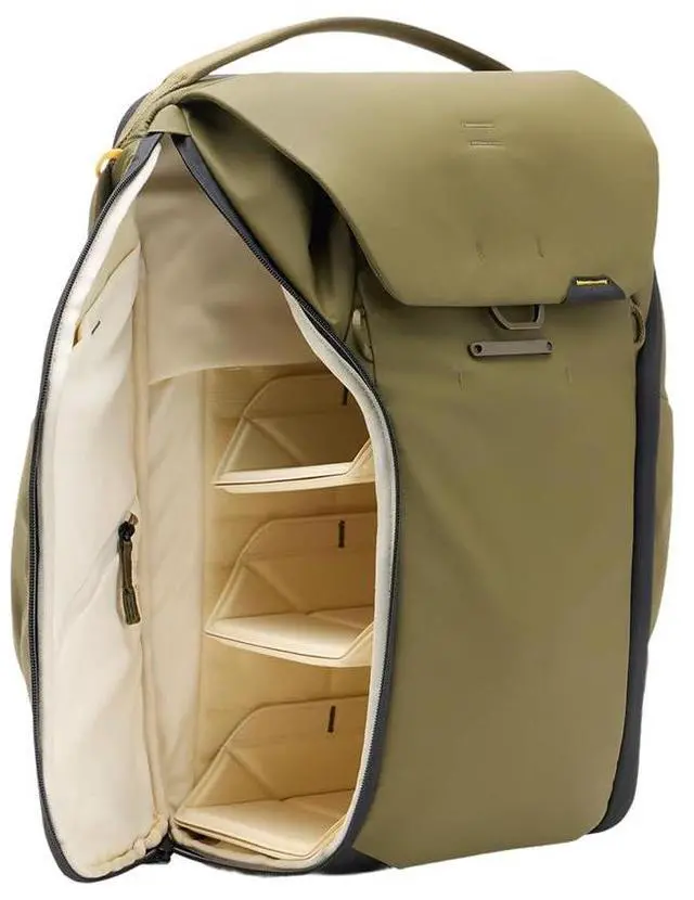 Main image of Peak Design Everyday Backpack 30L, Kelp, MagLatch Top, Dual Side Access, FlexFold Dividers, Fits 15" or 16" Laptop, For Camera Carry, Daily Commutes or Travel, Versatile Backpack for Men and Women