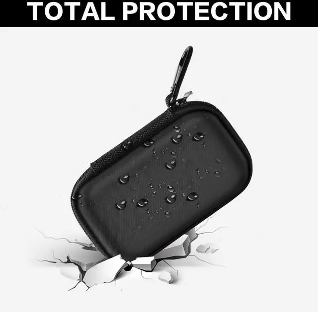 Alt view image 5 of 5 - Case for SanDisk 1TB 2TB 500GB 4TB/for SanDisk PRO Extreme Portable SSD, External Solid State Hard Drive Storage Holder for SDSSDE61/ SDSSDE60/ SDSSDE81/SDSSDE30/SDSSDE60(Box Only)(Fullblack)