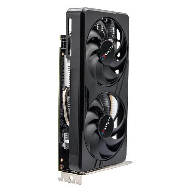 Alt view image 2 of 5 - SRhonyra GTX 1060 3GB Graphics Card 192 Bits GDDR5 PCIe 3.0 x16 Slot 6-Pin PCIe Cable Connector for Gaming Desktop PC Dual Slot Width 2*DP, 1*HDMIDisplay Ports