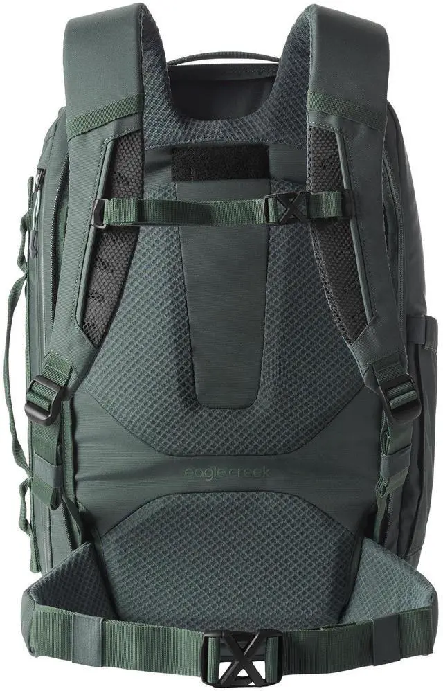 Alt view image 4 of 5 - eagle creek Tour Travel Pack 40L  Lightweight, Carry-On Size Backpack with Expandable Storage, Laptop Compartment - Has Travel-Ready Features for Global Adventures - Jungle Green