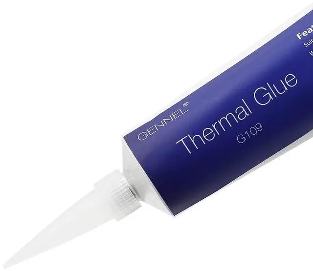 Alt view image 2 of 5 - GENNEL G109 75Grams Thermal Glue, Thermal Conductive Plaster, Silicone Viscous Adhesive Compound for LED GPU Chipset Printer MOSFET Heatsink Cooling Sealing