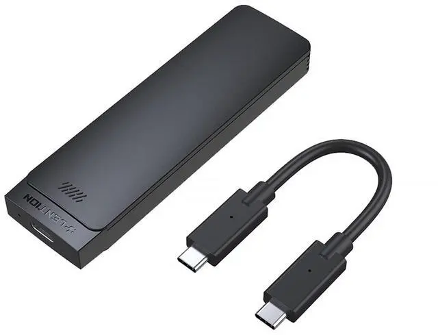 Main image of LENTION USB C to NVMe & SATA M.2 SSD Enclosure, USB 3.1 Gen 2 M Key & B&M Key Hard Drive Adapter, Supports UASP for SSD Size 2280/2260/2242/2230, Compatible Macbook Windows, Linux, More(CB-C9b, Black)