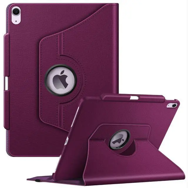 Main image of Fintie Rotating Case for iPad Air 13-inch (M3) 2025, (M2) 2024-360 Degree Swiveling Protective Stand Cover with Pencil Holder, Auto Wake/Sleep, Purple