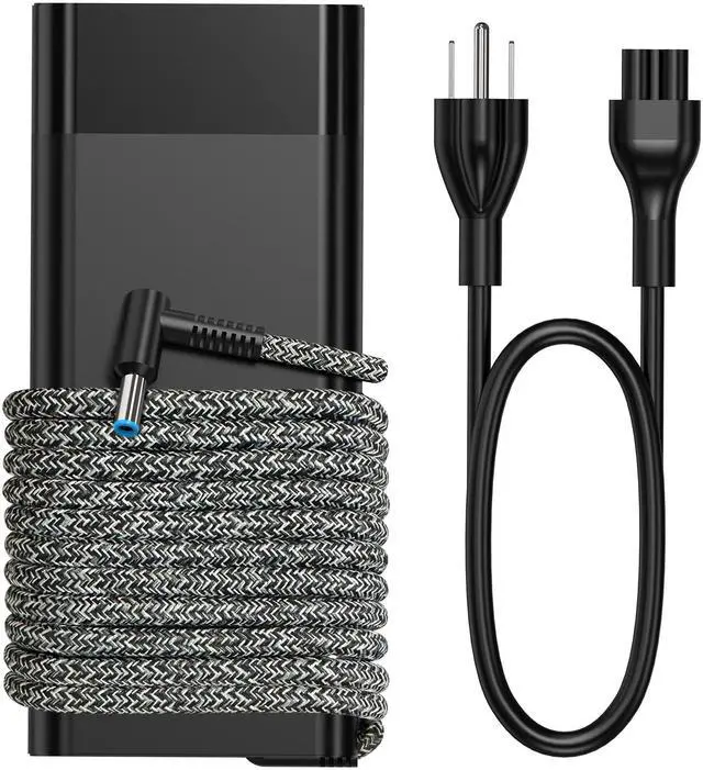 Main image of 200W 19.5V 10.3A Laptop Charger Compatible with HP Omen Pavilion Gaming 15 16 17 15t 17t,ZBook Fury Create Studio 15 17 G3 G4 G5 G6 G7 G8 G9,L00818-850 TPN-DA10 L00895-003 AC Adapter Power Cord