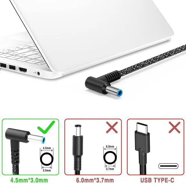 Alt view image 3 of 5 - 200W 19.5V 10.3A Laptop Charger Compatible with HP Omen Pavilion Gaming 15 16 17 15t 17t,ZBook Fury Create Studio 15 17 G3 G4 G5 G6 G7 G8 G9,L00818-850 TPN-DA10 L00895-003 AC Adapter Power Cord