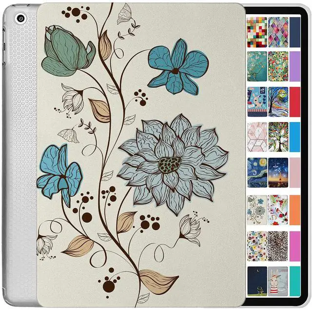 Main image of DuraSafe Cases for iPad 2014 Air 2nd Gen 9.7 inch Printed Case A1566 MGLW2LL/A MH0W2LL/A A1567 MGKM2LL/A MH182LL/A MGKL2LL/A MGTY2LL/A MH1J2LL/A MGTX2LL/A MH2V2LL/A MH2W2LL/A - Watercolor Flowers