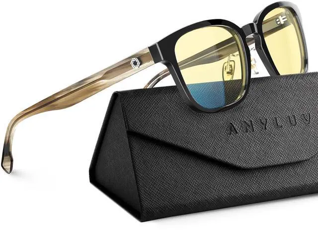 Main image of ANYLUV Blue Light Glasses Men Women Computer Gaming Glasses Anti Eyestrain Lightweight Blue Light Blocking Glasses