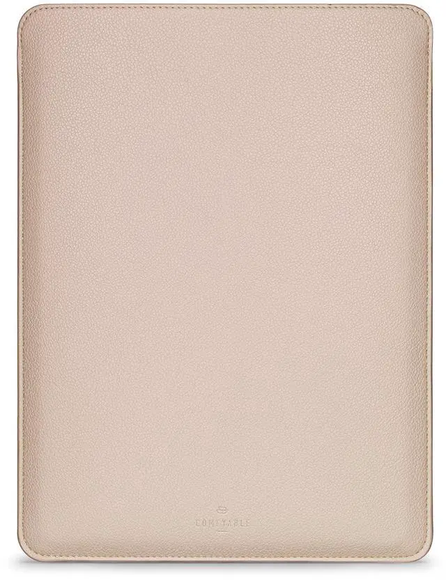 Main image of Comfyable Laptop Sleeve 13 Inch Precisely Compatible with MacBook Air M4 2025-2018 & MacBook Pro M2 2022 M1 2020-2016, Faux Leather Cover Case, Sand