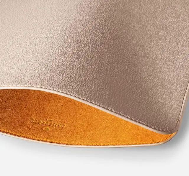 Alt view image 3 of 5 - Comfyable Laptop Sleeve 13 Inch Precisely Compatible with MacBook Air M4 2025-2018 & MacBook Pro M2 2022 M1 2020-2016, Faux Leather Cover Case, Sand