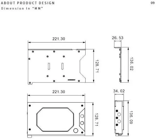 Alt view image 2 of 5 - Copper GPU Water Cooling Block GPU Waterblock for RTX 5090 RTX 5080 RTX 5070 RTX 5060 (for INNO3D GeForce RTX 5090 D X3)