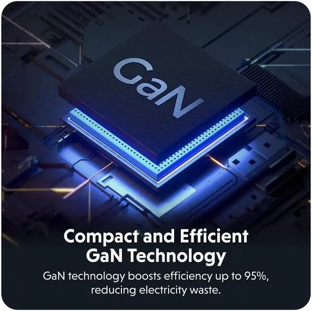 Alt view image 5 of 5 - Hyper Juice 100W USB C Charger Block Portable Charger - Quad-Port GaN Charger for iPhone, iPad, MacBook, Smartphone, & Laptop - Compact Type C Charger Fast Charging Phone Charger for 4 Devices (White)