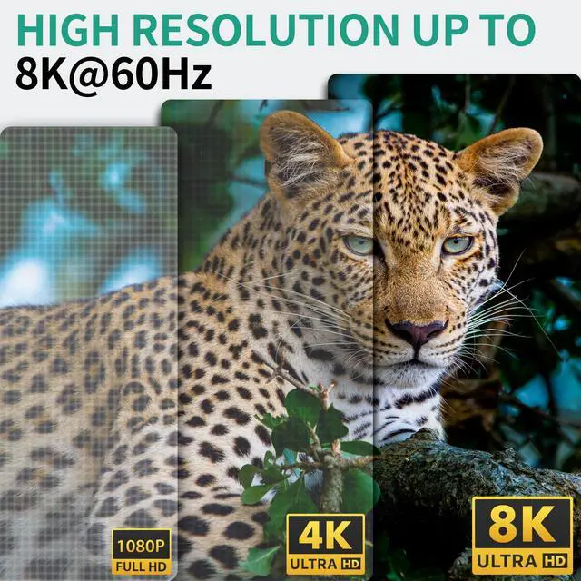 Alt view image 5 of 5 - SUIDEK USB C Switcher, Bi-Directional USB-C Switch 8K@60Hz with PD 100W Charging 2 in 1 Out/1 in 2 Out Included 5V Power Adapter, Incompatible with Thunderbolt Interface