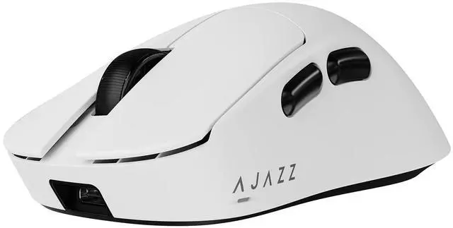 Alt view image 2 of 5 - AJ179 V2 Triple Mode (2.4G/Wired/Bluetooth 5.2) Gaming Mouse, 12000 DPI, 56g Ultra-Light, Programmable 6 Buttons, 1000Hz Polling Rate, Ergonomic Right-Hand Design for Computer Laptop PC, White