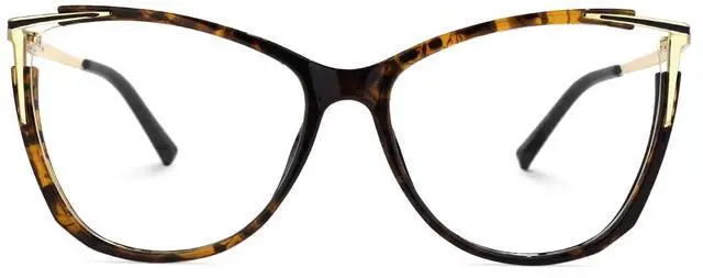 Main image of Zeelool Blue Light Blocking Glasses, Cat Eye Glasses Frame for Women Eyeglasses with Clear Lenses ZJGX368841-02B Tortoise