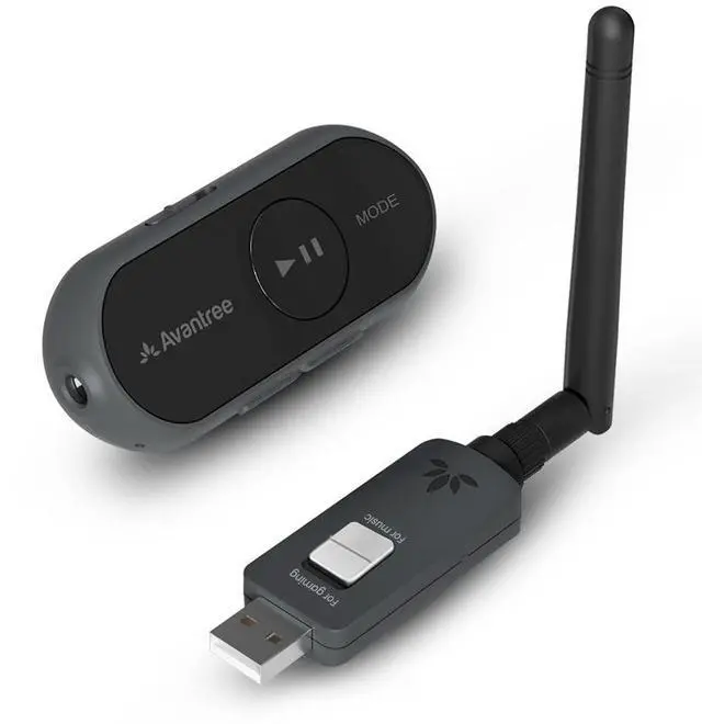 Main image of Avantree ProLink - Bluetooth 5.4 LE Audio Transmitter & Receiver Set, aptX Lite, 20 ms Ultra-Low Latency & HiFi Wireless Audio Adapter for Gaming, Calls, Music, Plug & Play for PC, PS5, Mac, Phones