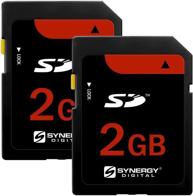 Main image of Synergy Digital 2GB SD Memory Cards - Pack of 2
