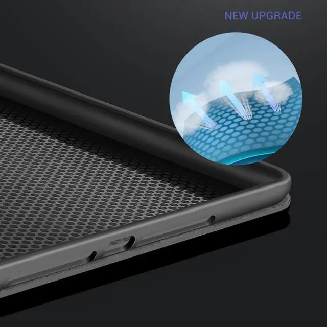 Alt view image 4 of 5 - NANRUIL for Ipad Case 10.2-inch 9th/8th/7th Gen 2021/2020/2019 Genuine Leather Cover Protective Shell,Auto Wake/Sleep.Dark Brown