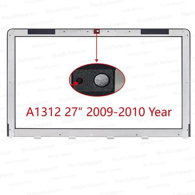 Alt view image 2 of 5 - New A1312 LCD Display Front Glass Panel Cover 922-9147 922-9469 Replacement for iMac 27 Inch A1312 LCD Front Glass (2009-2010 Year)