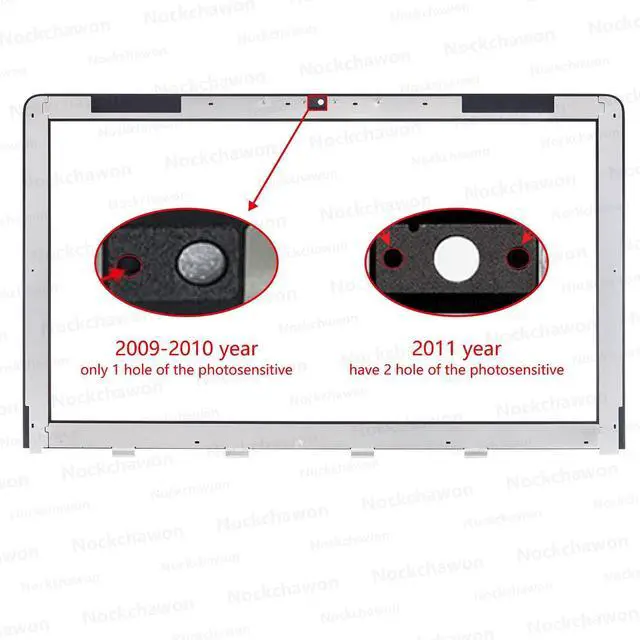 Alt view image 3 of 5 - New A1312 LCD Display Front Glass Panel Cover 922-9147 922-9469 Replacement for iMac 27 Inch A1312 LCD Front Glass (2009-2010 Year)