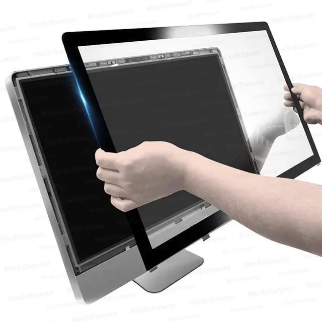 Alt view image 4 of 5 - New A1312 LCD Display Front Glass Panel Cover 922-9147 922-9469 Replacement for iMac 27 Inch A1312 LCD Front Glass (2009-2010 Year)