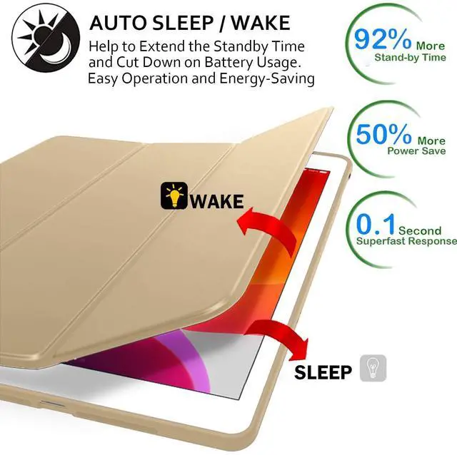 Alt view image 3 of 5 - DuraSafe iPad Mini 5th 4th 3rd 2nd 1st Gen Case A2133 MUQW2LL/A MUQX2LL/A MUQY2LL/A A1538 MK6K2LL/A MK6J2LL/A MK6L2LL/A A1599 MGNV2LL/A MGYE2LL/A MGNR2LL/A A1489 ME276LL/A ME279LL/A - Gold