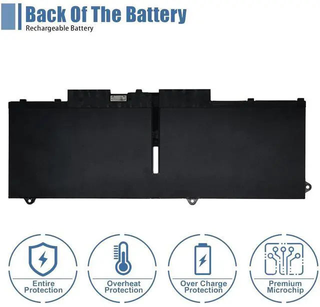 Alt view image 4 of 5 - VANPIR 07KRV Laptop Battery Replacement for Dell Latitude 5430 5530 Precision 3570 P104F P104F005 P137G P137G004 Series M69D0 H4PVC 0H4PVC Y86WG 0Y86WG 08WRCR 078FWY 15.2V 58Wh 3625mAh