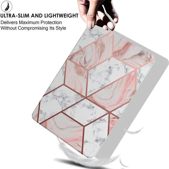 Alt view image 5 of 5 - DuraSafe Cases for iPad Mini 4th 2015 Printed Case A1538 MK6K2LL/A MK6J2LL/A MK6L2LL/A A1550 MK9J2LL/A MK9H2LL/A MK9G2LL/A MK9Q2LL/A MK9N2LL/A MK882LL/A MK862LL/A MK872LL/A MK9P2LL/A - Marble Pink