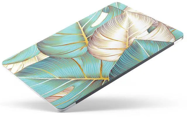Alt view image 3 of 5 - Berkin Arts Compatible with MacBook Pro 13 inch Cover, 2022, 2021, 2020-2016 Release A1706/A1989/A2159 with Keyboard Cover & Screen Protector Cloisonnism Elegant Tropical Botanicals