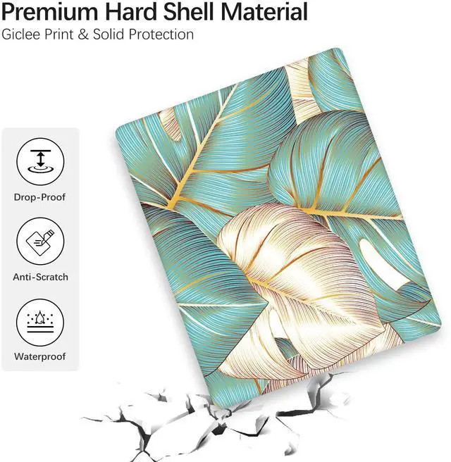 Alt view image 4 of 5 - Berkin Arts Compatible with MacBook Pro 13 inch Cover, 2022, 2021, 2020-2016 Release A1706/A1989/A2159 with Keyboard Cover & Screen Protector Cloisonnism Elegant Tropical Botanicals