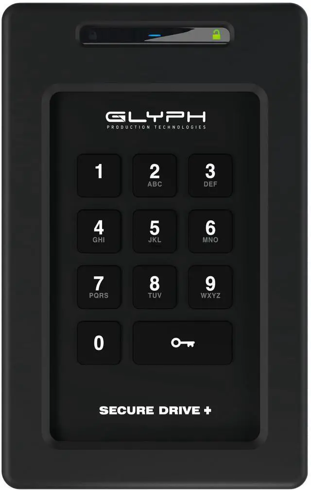 Main image of Glyph SecureDrive+ Professional Encrypted Rugged Mobile SSD with Keypad 2TB