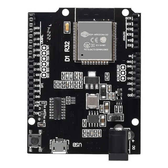 Alt view image 2 of 5 - Coliao 3pcs ESP32 for Wemos D1 Mini D1 R32 ESP-32 CH340G WiFi Wireless Bluetooth Development Board 4MB Flash with Micro USB