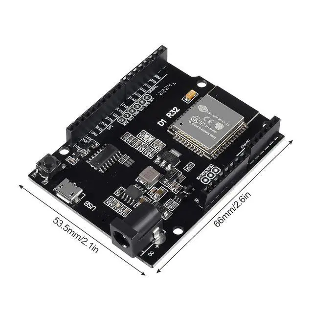 Alt view image 4 of 5 - Coliao 3pcs ESP32 for Wemos D1 Mini D1 R32 ESP-32 CH340G WiFi Wireless Bluetooth Development Board 4MB Flash with Micro USB