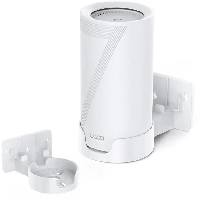 Main image of XLTTYWL Deco WiFi 7 Wall Mount Kit, Deco B25-Outdoor/BE65-5G/BE75/BE85/BE95/BE17000/BE22000/BE33000 Router Mount Bracket for TP Decos 7 Tri-Band WiFi 7 Mesh System (White, 1 Pack)