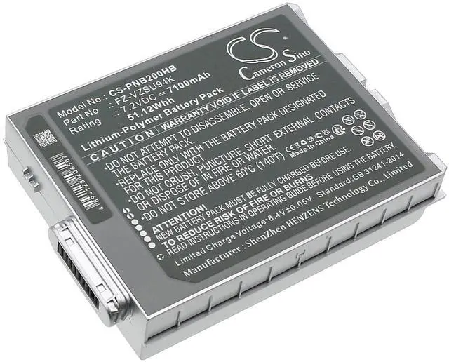 Main image of Cameron Sino New 7100mAh Replacement Battery for FZ-B2, FZ-M1, FZ-M1C, Toughpad FZ-B2, Toughpad FZ-M1, Toughpad FZ-M1C