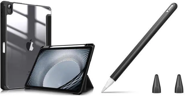 Main image of Fintie Hybrid Slim Case for iPad Air 11 & iPad Air 5/4 10.9 InchBundle with Silicone Sleeve for Apple Pencil 2nd Generation