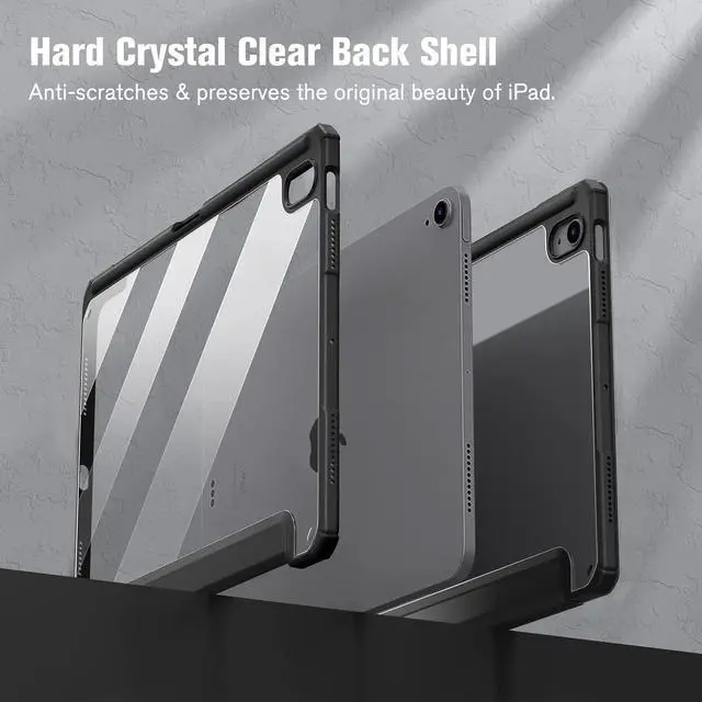 Alt view image 4 of 5 - Fintie Hybrid Slim Case for iPad Air 11 & iPad Air 5/4 10.9 InchBundle with Silicone Sleeve for Apple Pencil 2nd Generation