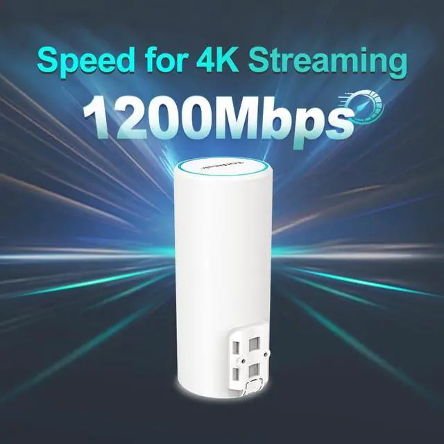 Alt view image 2 of 5 - Todaair Pro-Grade Outdoor WiFi Extender |POE Powered,85m Range & Military-Grade Durability,TUYAAPP Remote Smart Control,USA Server