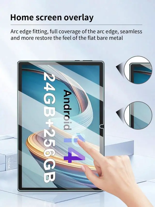 Alt view image 4 of 5 - Screen Protector for Dghrti TAB50 11 inch Tablet, Android 14 Tablets,Anti-Scratch 9H Hardness Touch Sensitive 2.5D Rounded Edges Bubble Free Easy to Install,2 Pack.