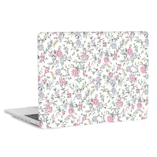 Alt view image 3 of 5 - FFBOFFC Hard Shell Compatible with MacBook Pro 16 Inch Case 2020 2019 Release Model A2141 with Touch Bar Touch ID, Plastic Protective Laptop Cover Case with Keyboard Skin, Pink Tiny Flowers