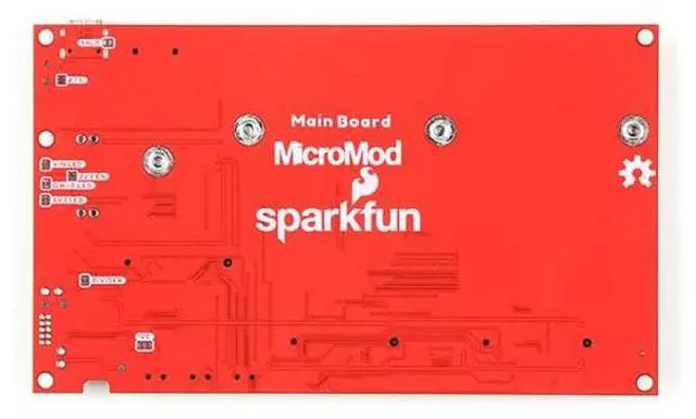 Alt view image 3 of 5 - SparkFun MicroMod Main Board - Double, Built-in Resettable PTC Fuse, Integrated MCP73831 Single Cell LiPo Charge Circuit, Qwiic Enabled I2C, Board Dimensions: (Inches) 4.90" x 2.90"
