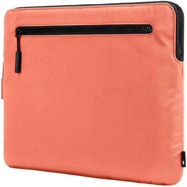 Main image of Incase Compact Laptop Sleeve with Flight Nylon MacBook/Laptop/iPad/Tablet Sleeve, and Cover, Lightweight, Weather Resistant, with Slip Pocket for Accessories (Misty Orange, 14-Inch)