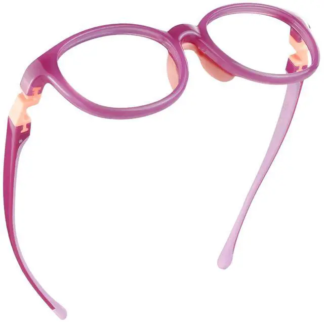 Main image of LifeArt Kid Blue Light Blocking Glasses, Filter 85% of Harmful Blue Light, Anti Eyestrain and Blurry, Computer Glasses, Cut UV400 Anti Glare(Purple)