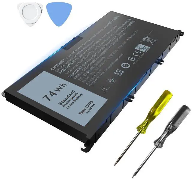 Main image of 74Wh 357F9 71JF4 11.4v Laptop Battery for Dell Inspiron 15 7000 Gaming 7559 7567 5577 7557 5576 7566 i7559 15-7559 71JF4 INS15PD 0GFJ6 P65F 071jf4 P57F 0357F9 071JF4 P57F003 P65F001 i7559-5012GRY