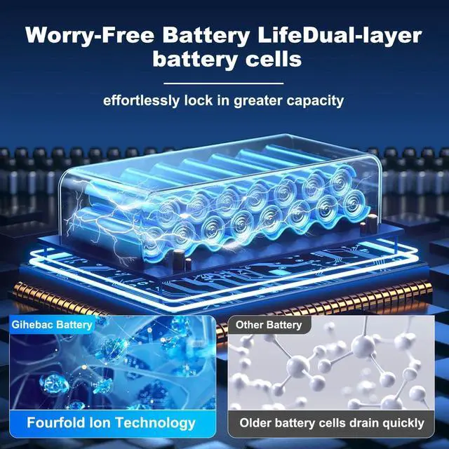 Alt view image 5 of 5 - 74Wh 357F9 71JF4 11.4v Laptop Battery for Dell Inspiron 15 7000 Gaming 7559 7567 5577 7557 5576 7566 i7559 15-7559 71JF4 INS15PD 0GFJ6 P65F 071jf4 P57F 0357F9 071JF4 P57F003 P65F001 i7559-5012GRY